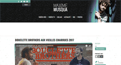 Desktop Screenshot of maximemusqua.com